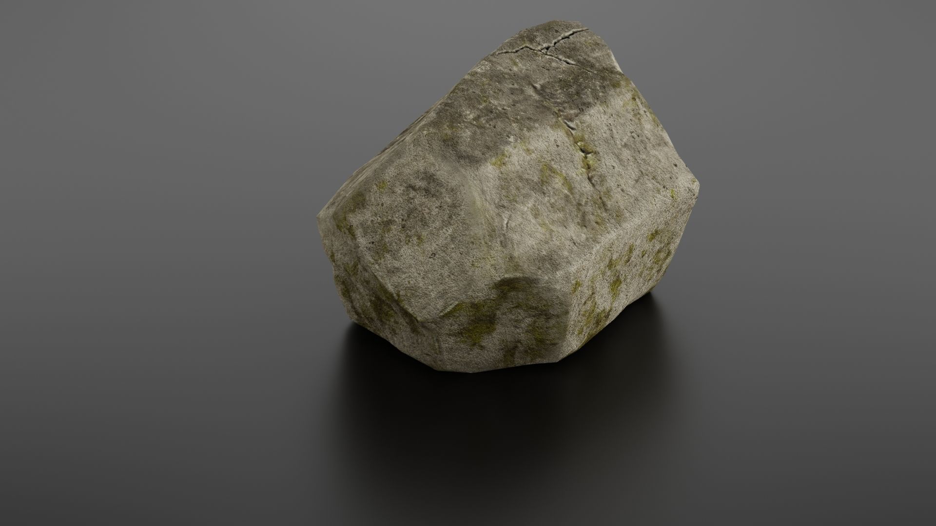 Rock formation 7 Low-poly 3D model_15