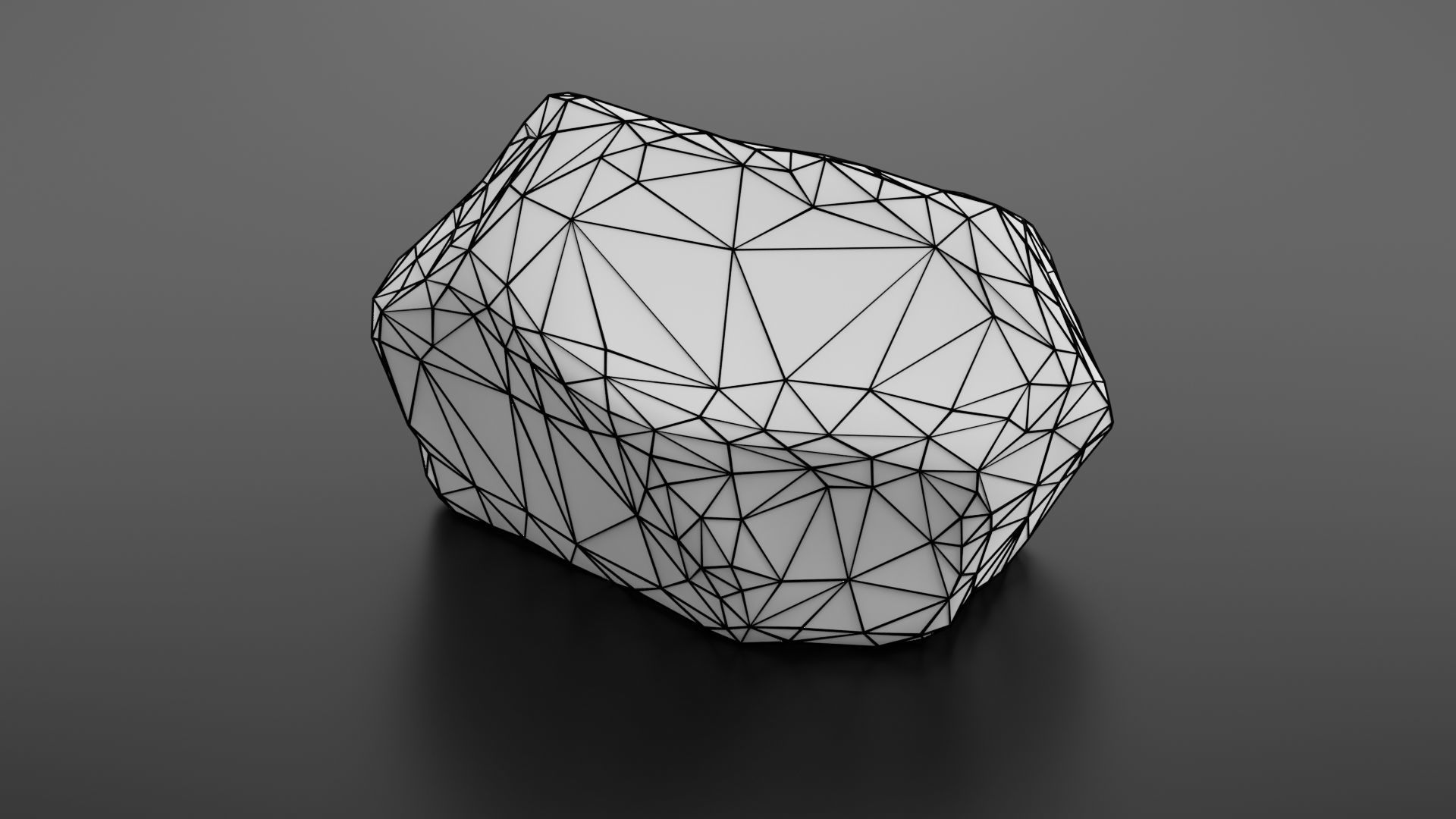 Rock formation 7 Low-poly 3D model_24