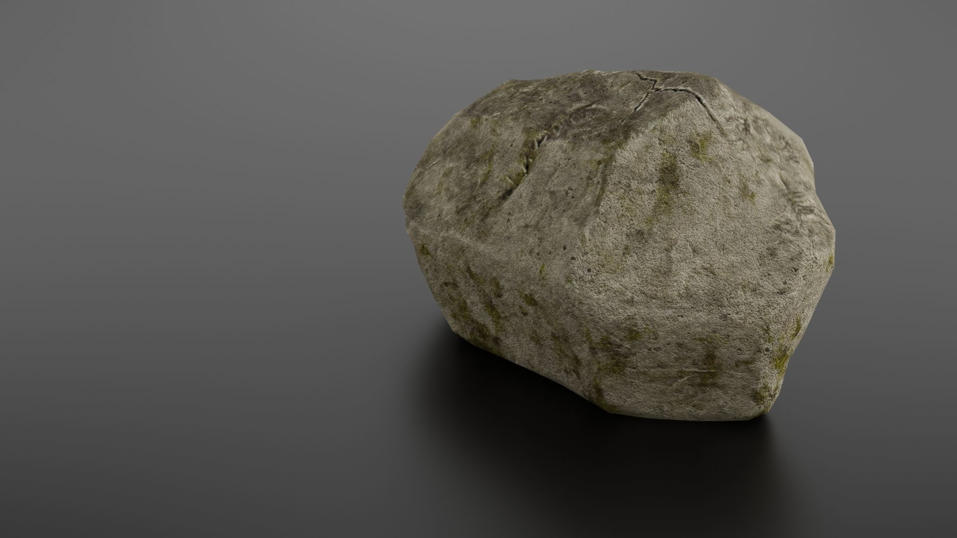 Rock formation 7 Low-poly 3D model_11