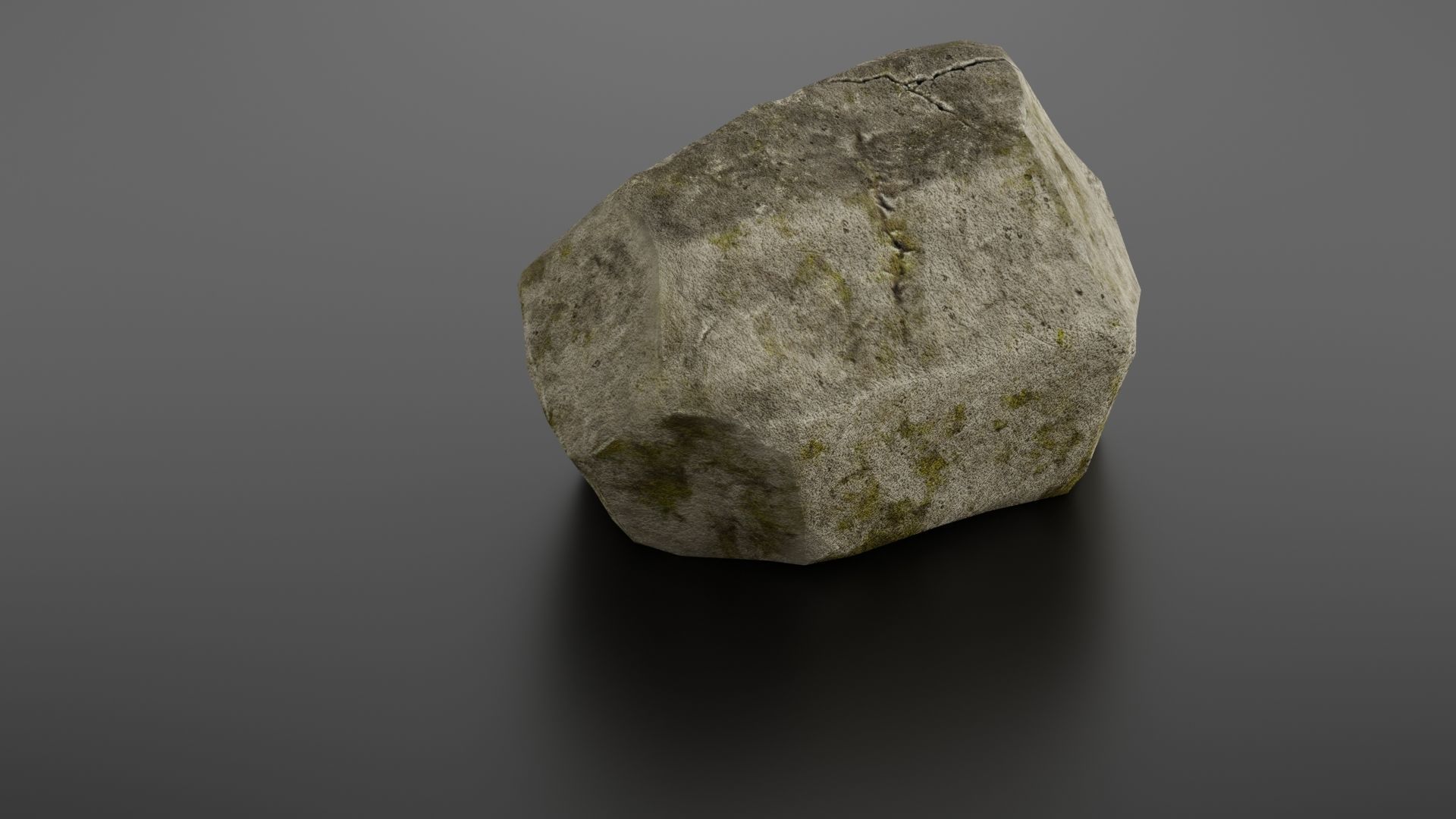 Rock formation 7 Low-poly 3D model_14