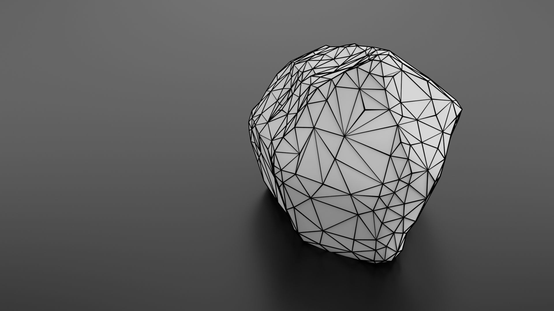 Rock formation 7 Low-poly 3D model_30