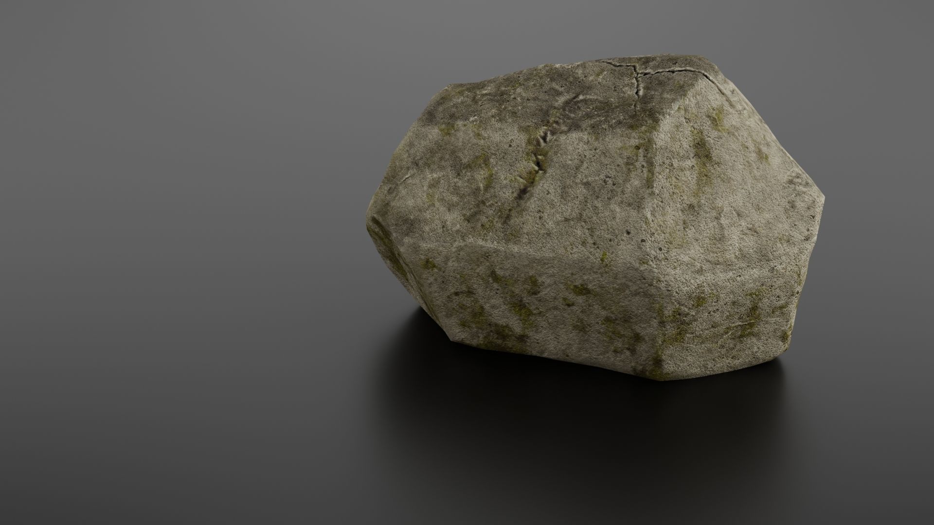 Rock formation 7 Low-poly 3D model_12