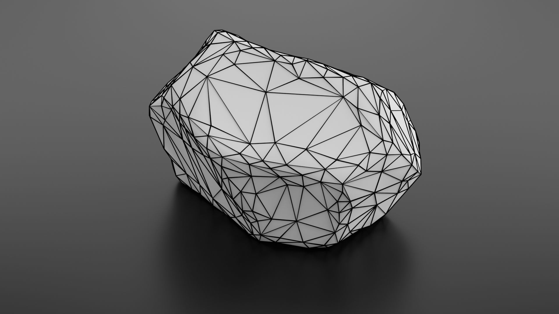 Rock formation 7 Low-poly 3D model_41