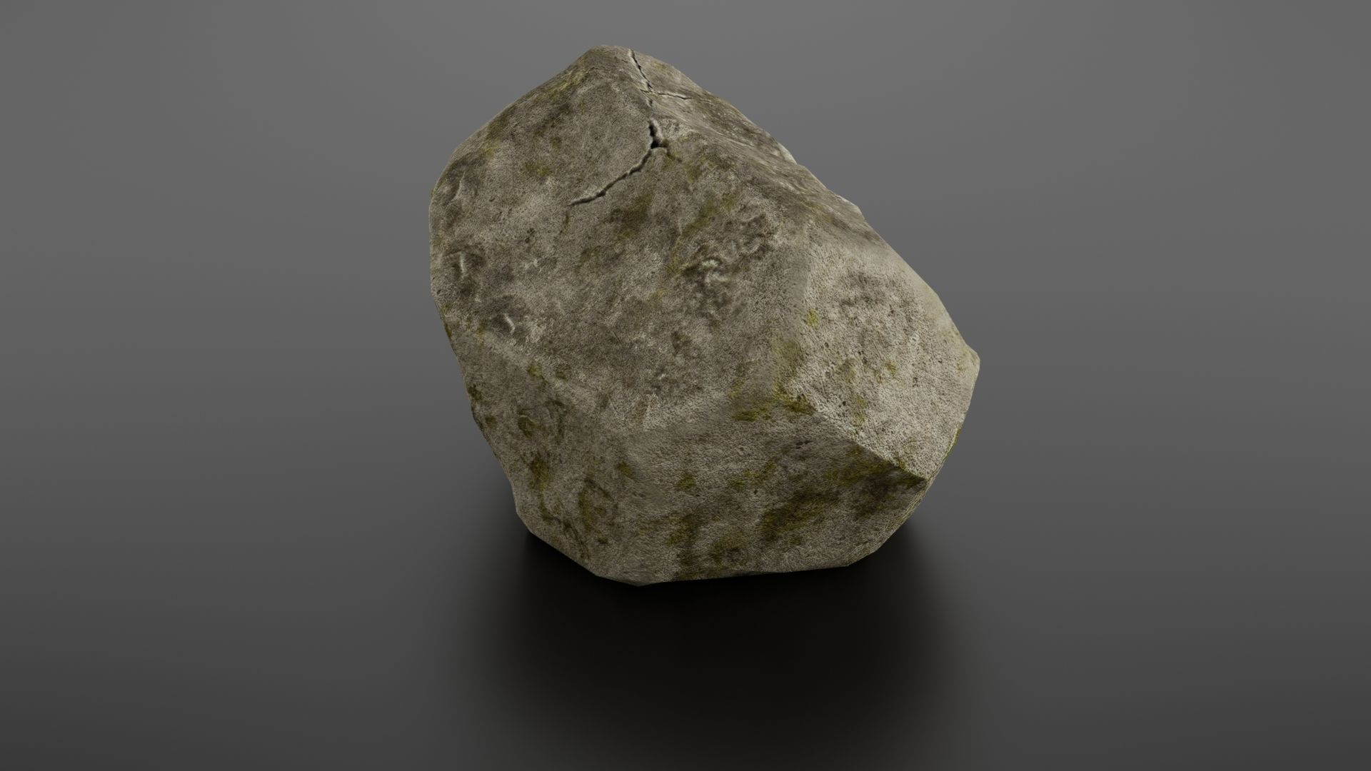 Rock formation 7 Low-poly 3D model_18