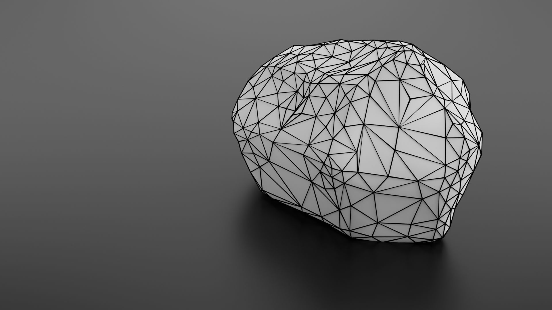 Rock formation 7 Low-poly 3D model_31