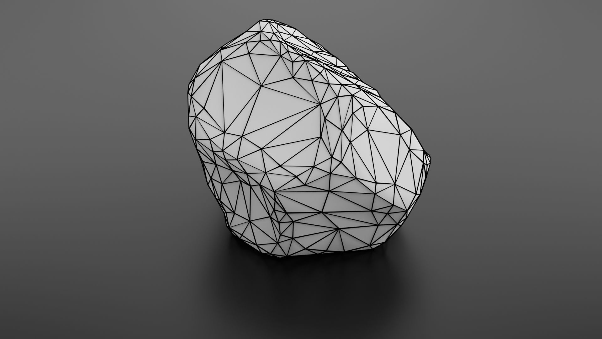 Rock formation 7 Low-poly 3D model_38