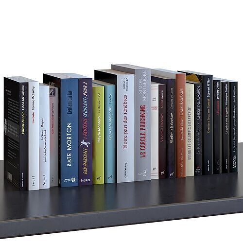 Books Set 07 Digest 3D model
