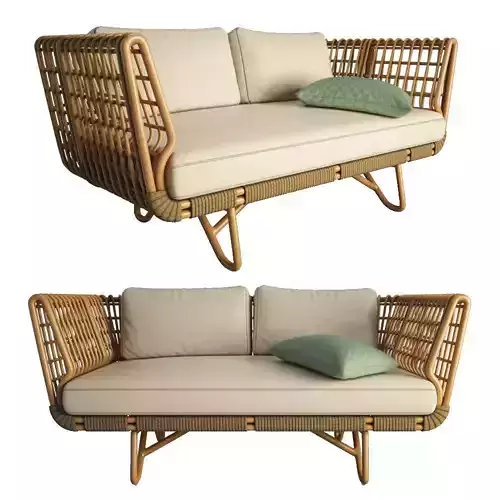 Nest Sofa Cane Line 3D model