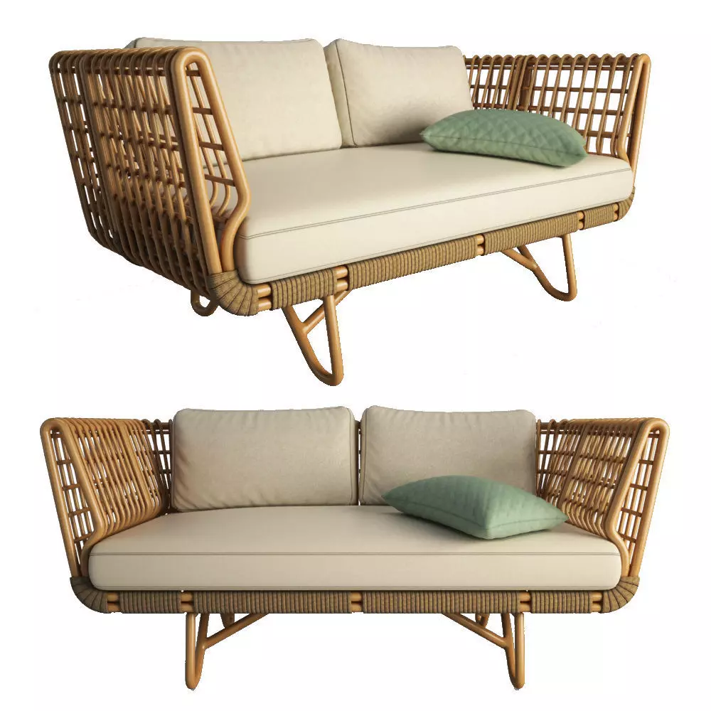 Nest Sofa Cane Line 3D model_0