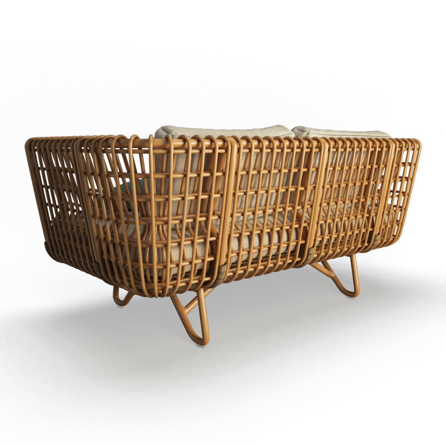 Nest Sofa Cane Line 3D model_4