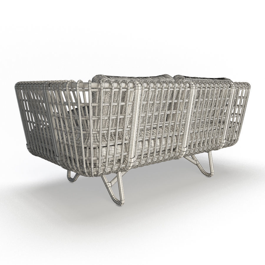 Nest Sofa Cane Line 3D model_6