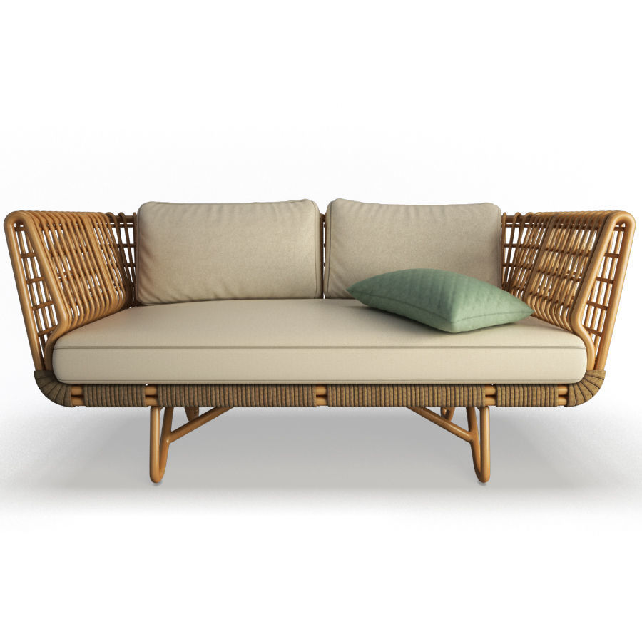 Nest Sofa Cane Line 3D model_1