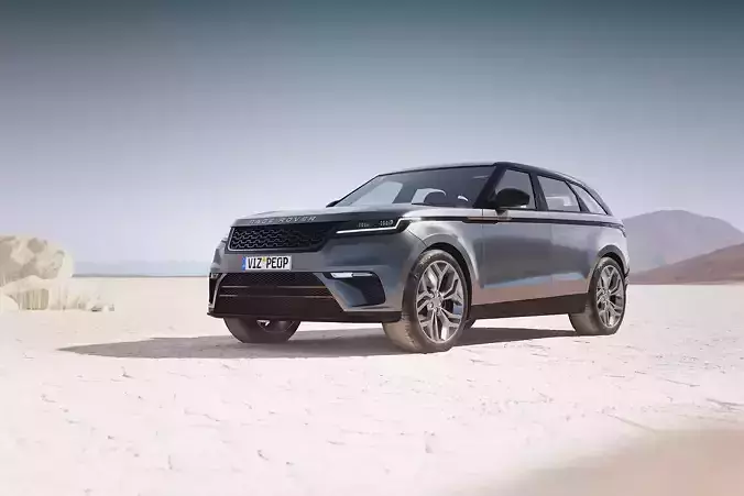 English modern luxury suv unbranded 3D model