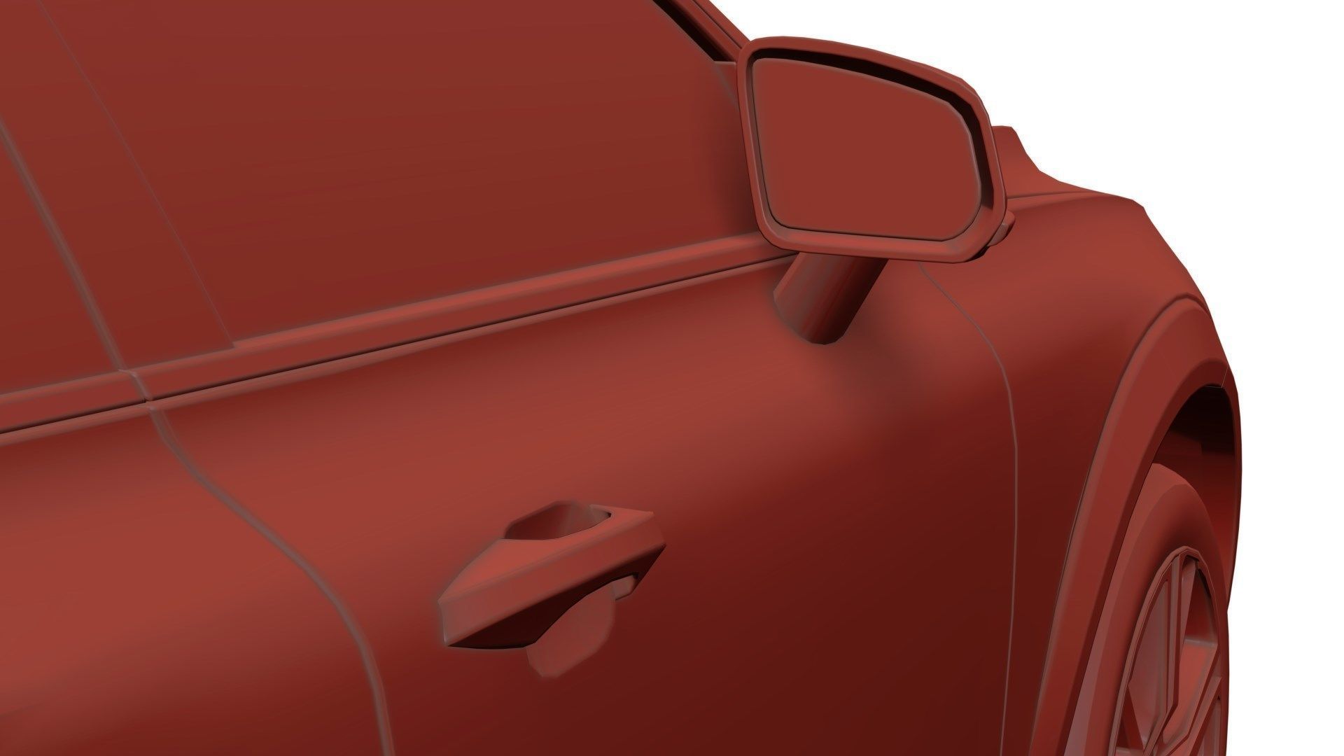 Swedish modern suv unbranded 3D model_7