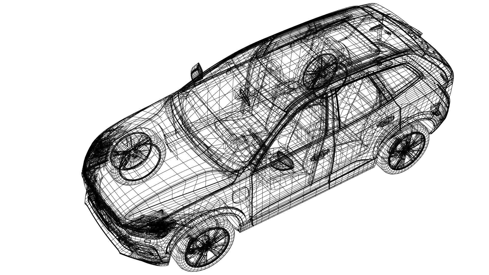 Swedish modern suv unbranded 3D model_6