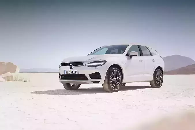 Swedish modern suv unbranded 3D model