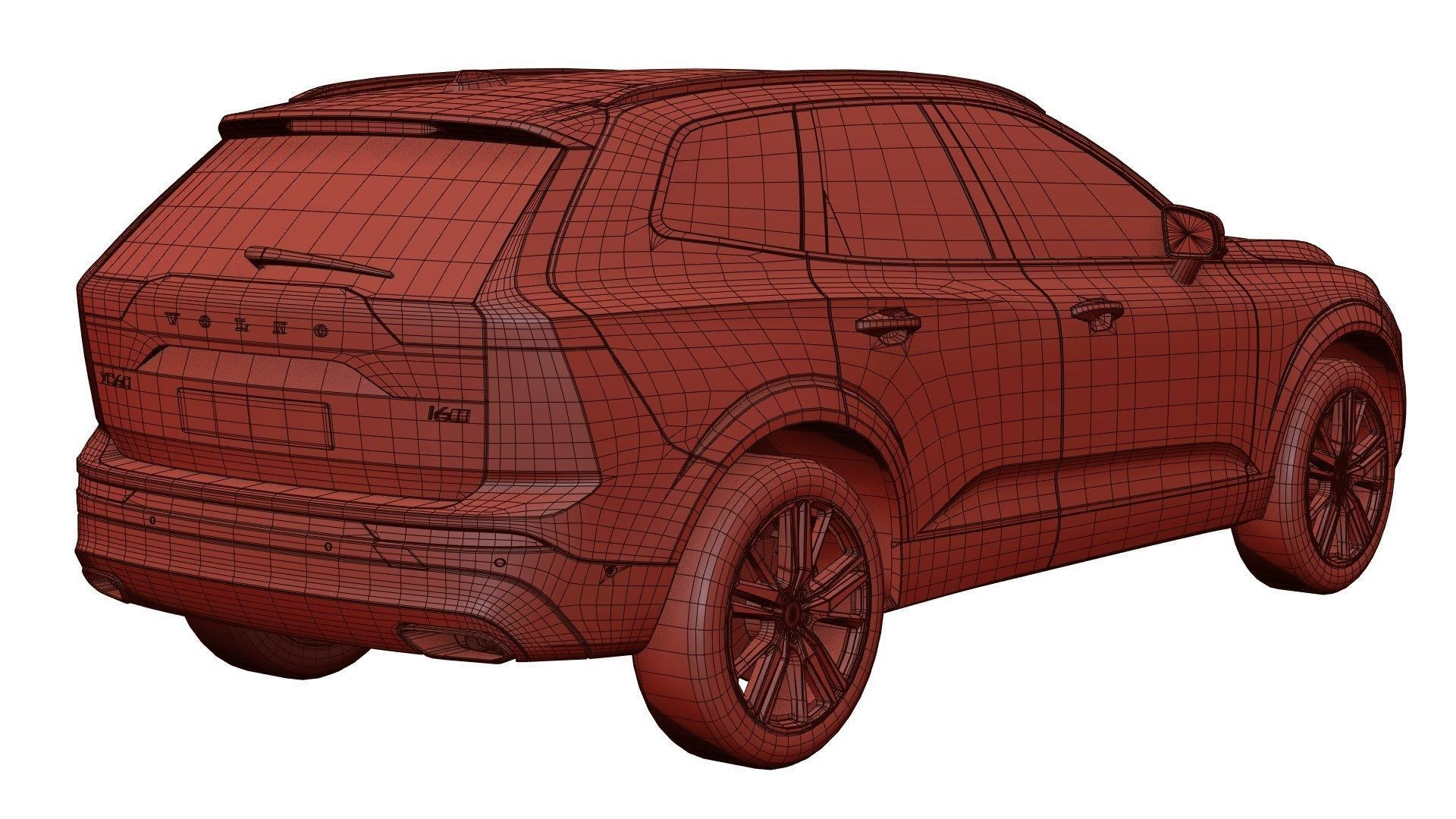 Swedish modern suv unbranded 3D model_5