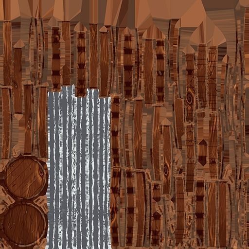 Stylized Barrel Low-poly 3D model_5