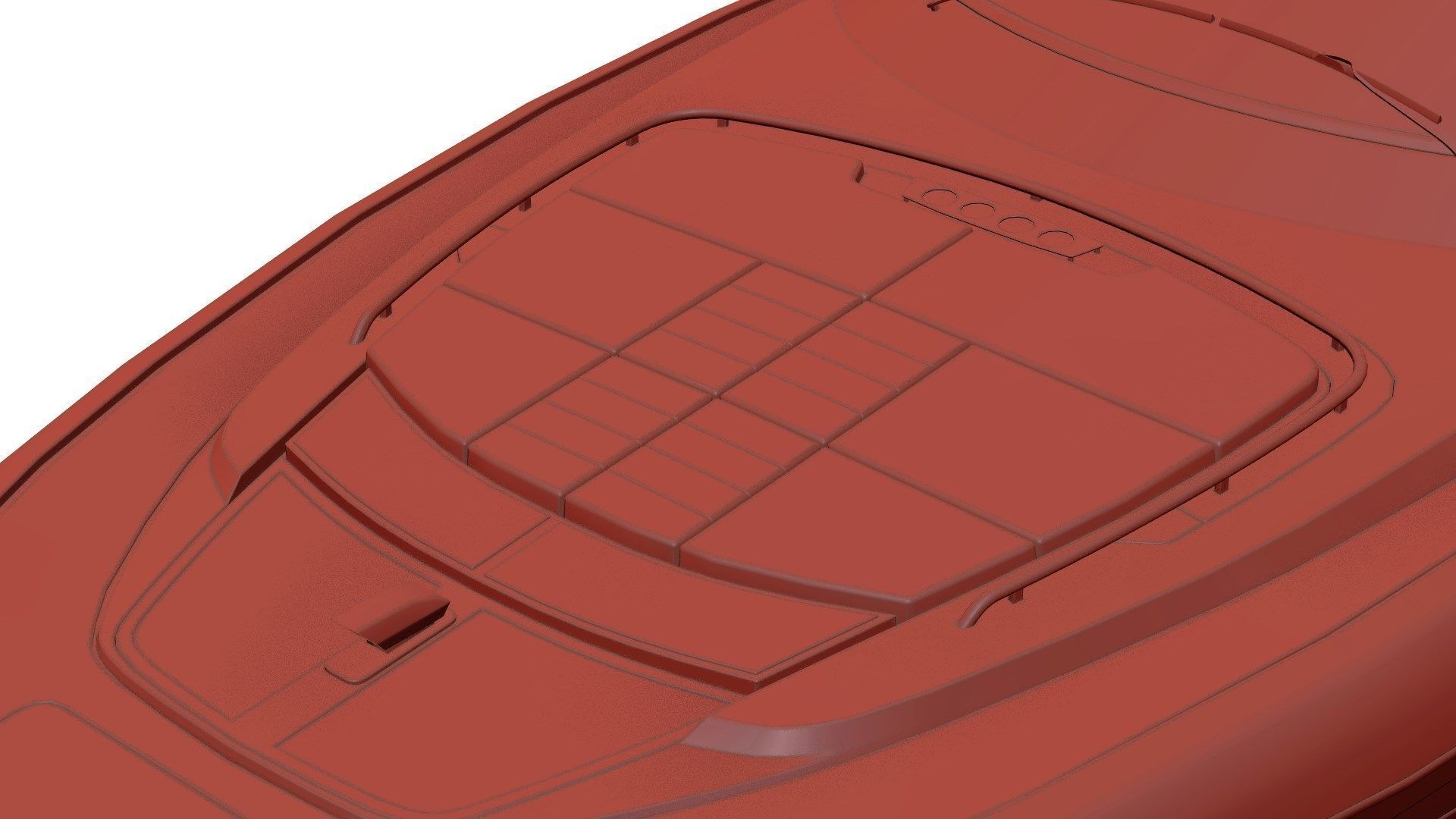 Modern recreational motor boat 3D model_9