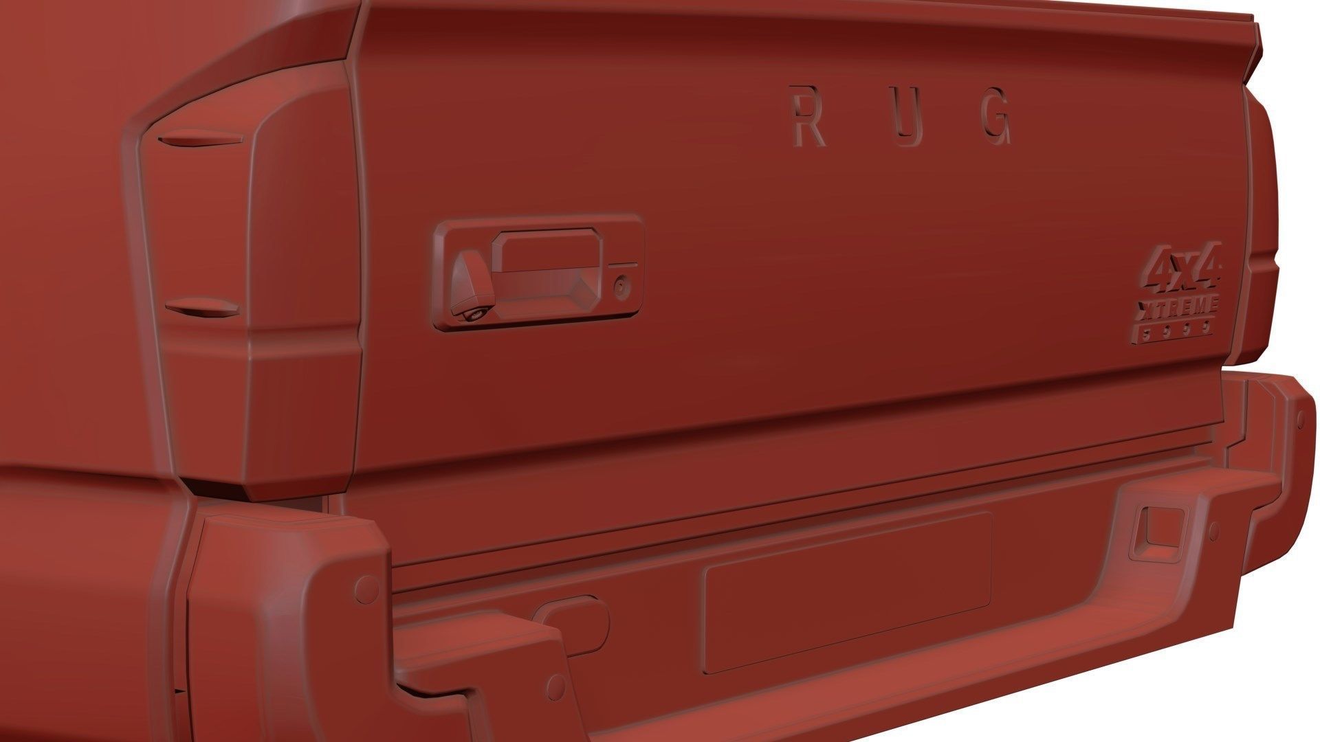4x4 pickup truck  3D model_8