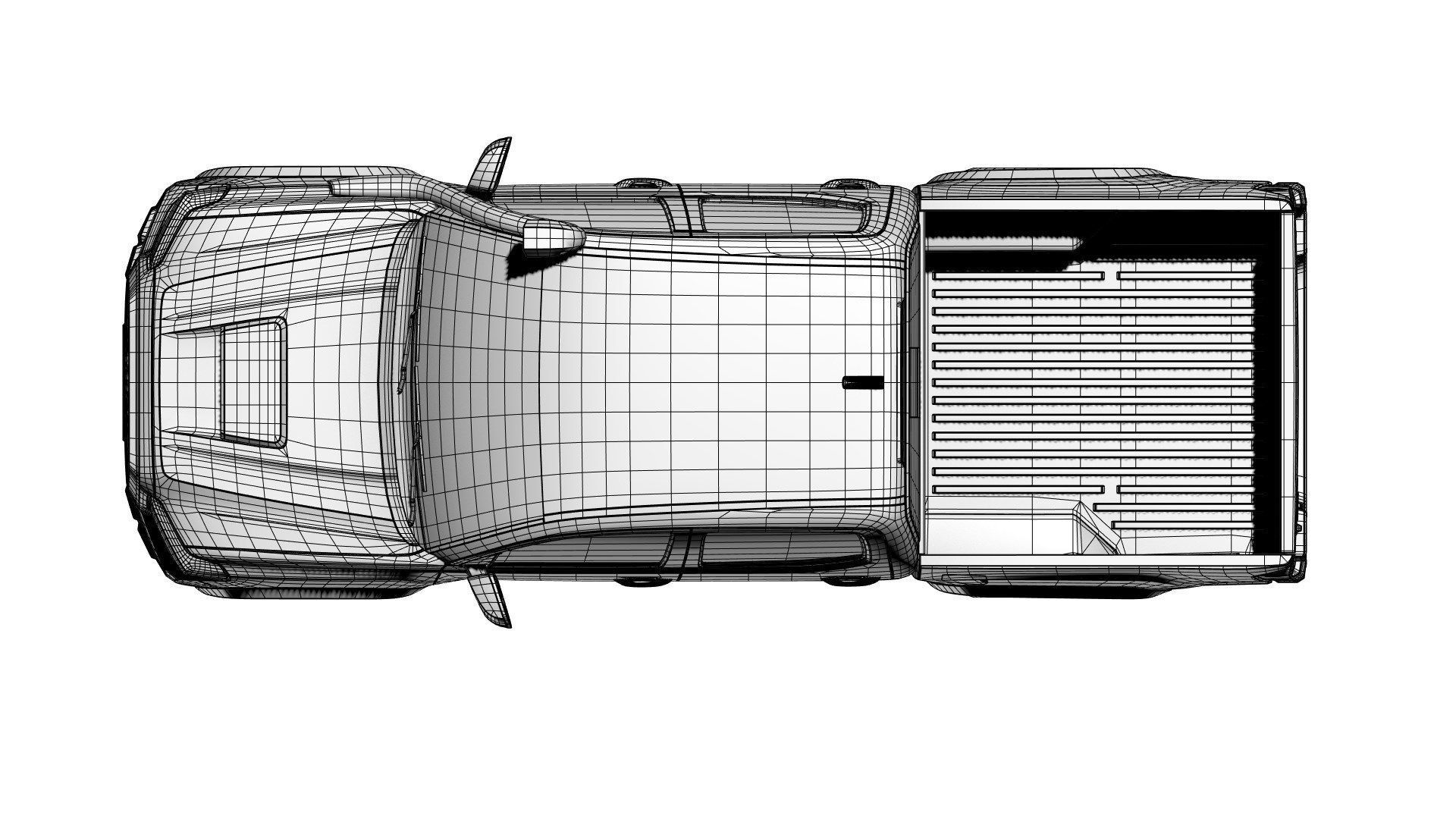 4x4 pickup truck  3D model_14