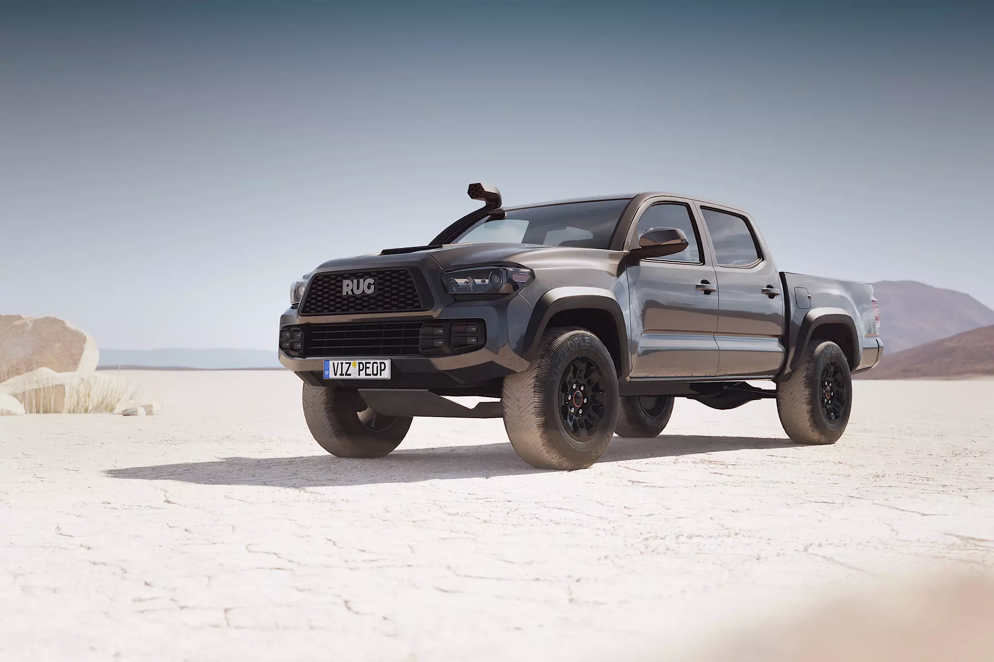 4x4 pickup truck  3D model_0