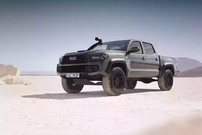 4x4 pickup truck  3D model