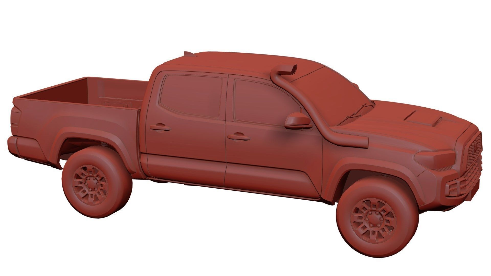 4x4 pickup truck  3D model_9