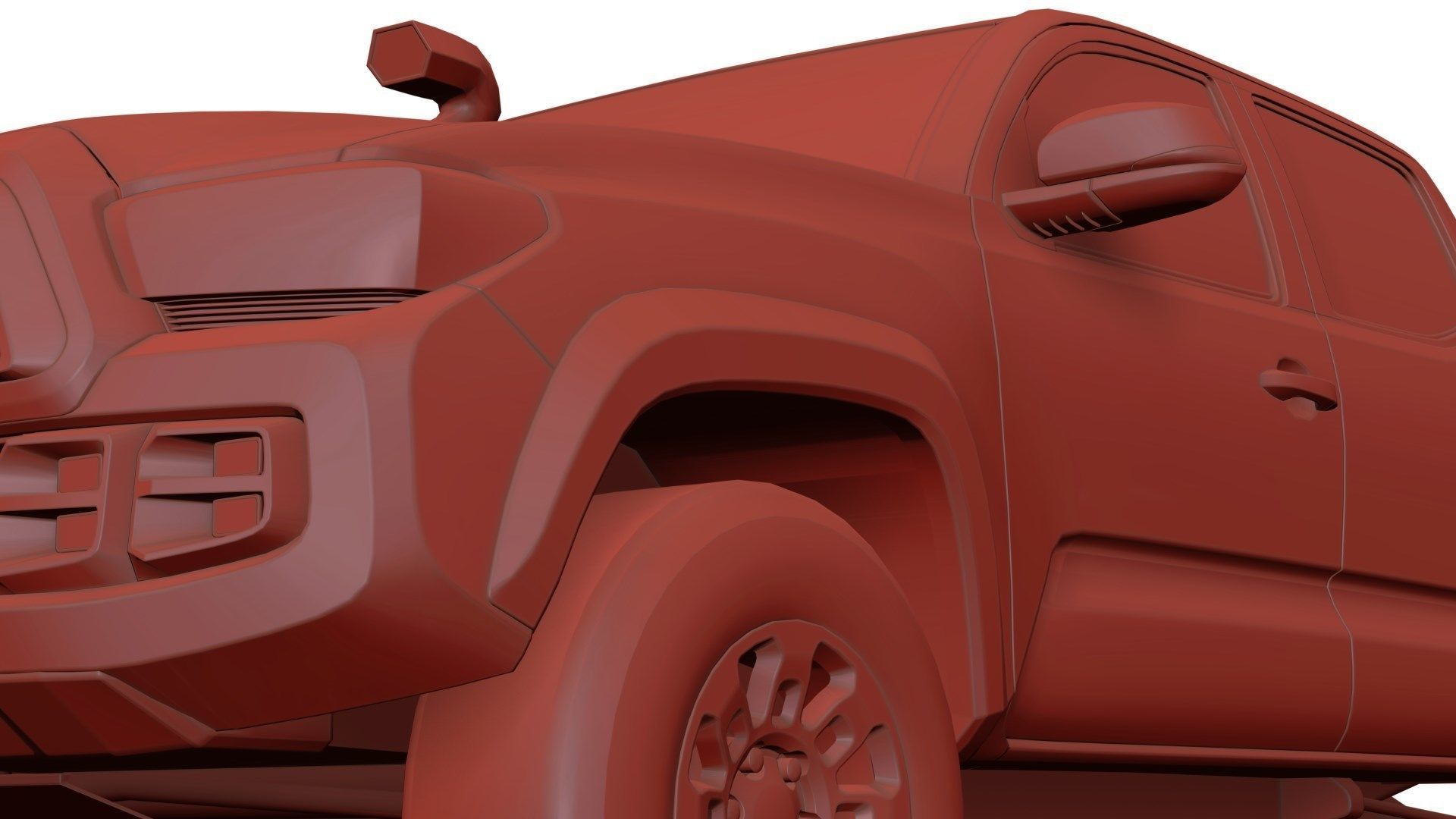 4x4 pickup truck  3D model_7