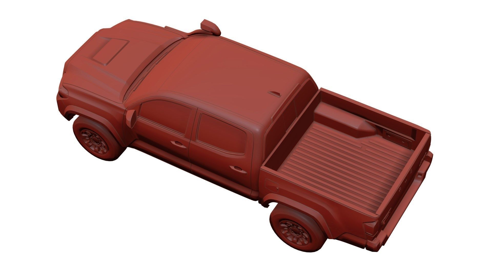 4x4 pickup truck  3D model_10