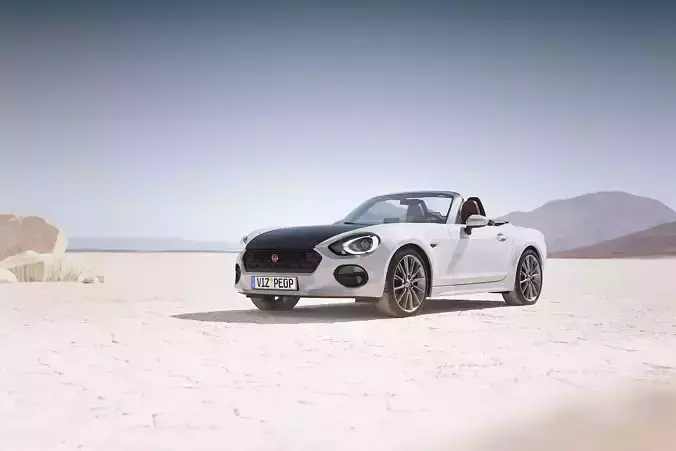 Small roadster unbranded 3D model
