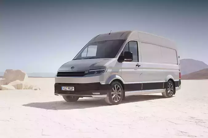 Cargo van unbranded 3D model