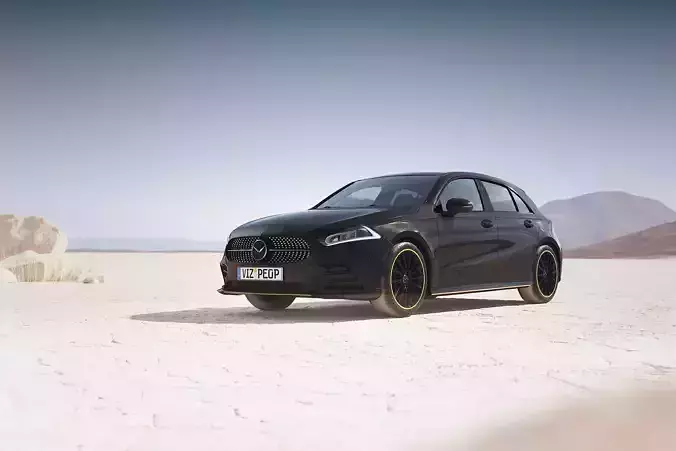 Luxury hot hatch car unbranded