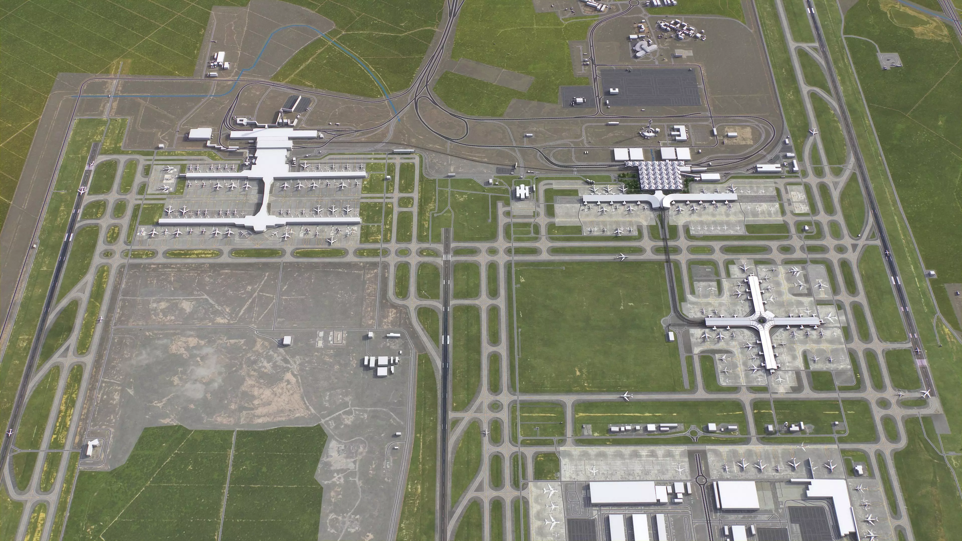 Kuala Lumpur - 3D Airport Model Low-poly 3D model_8