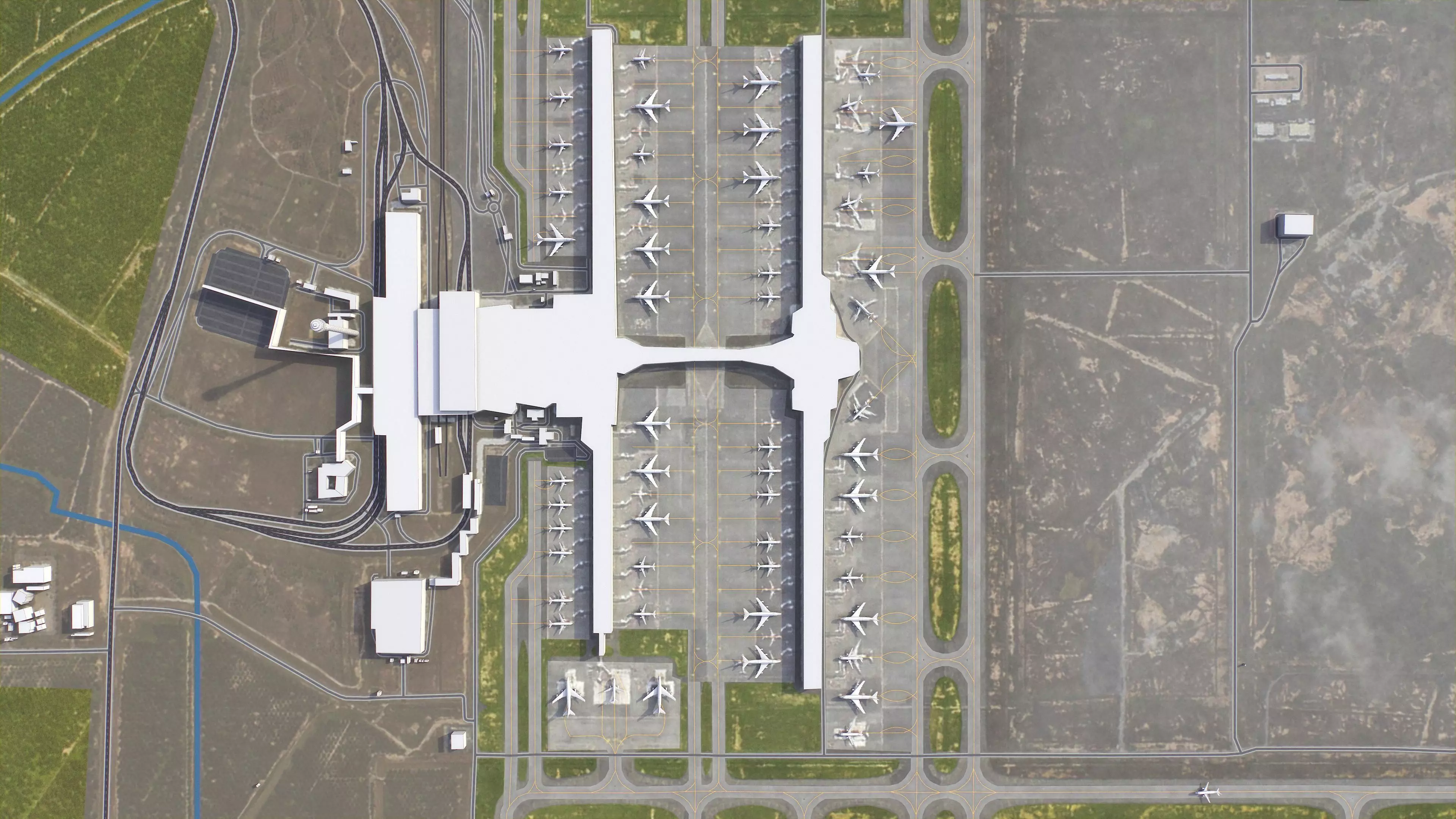 Kuala Lumpur - 3D Airport Model Low-poly 3D model_13