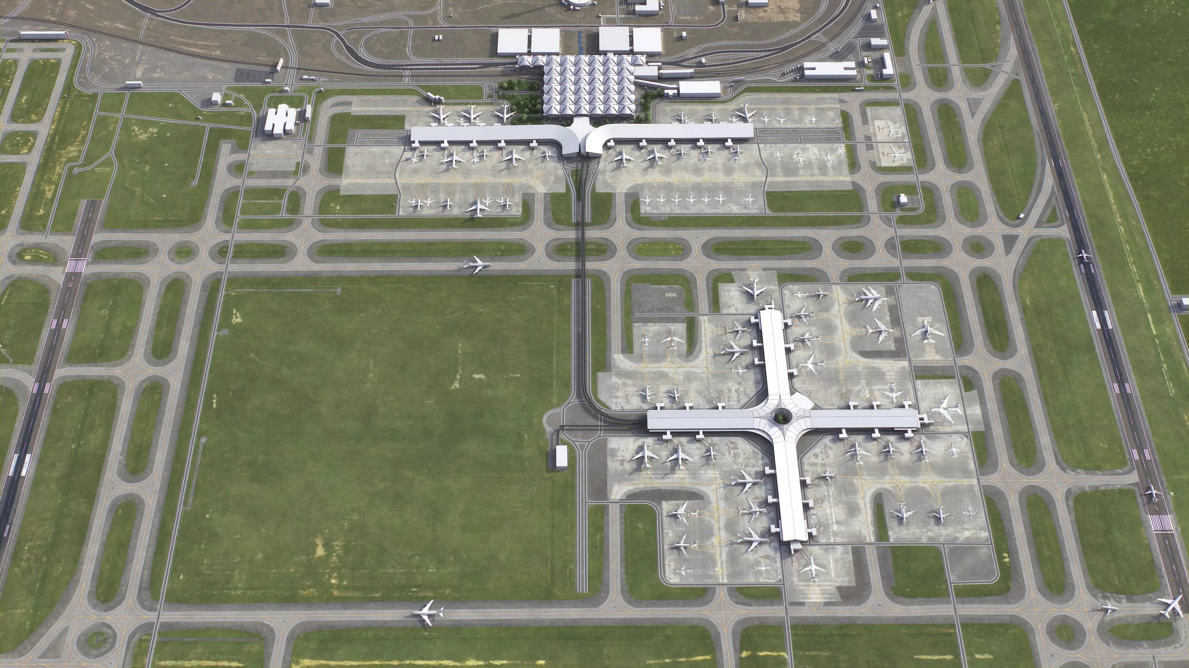 Kuala Lumpur - 3D Airport Model Low-poly 3D model_11