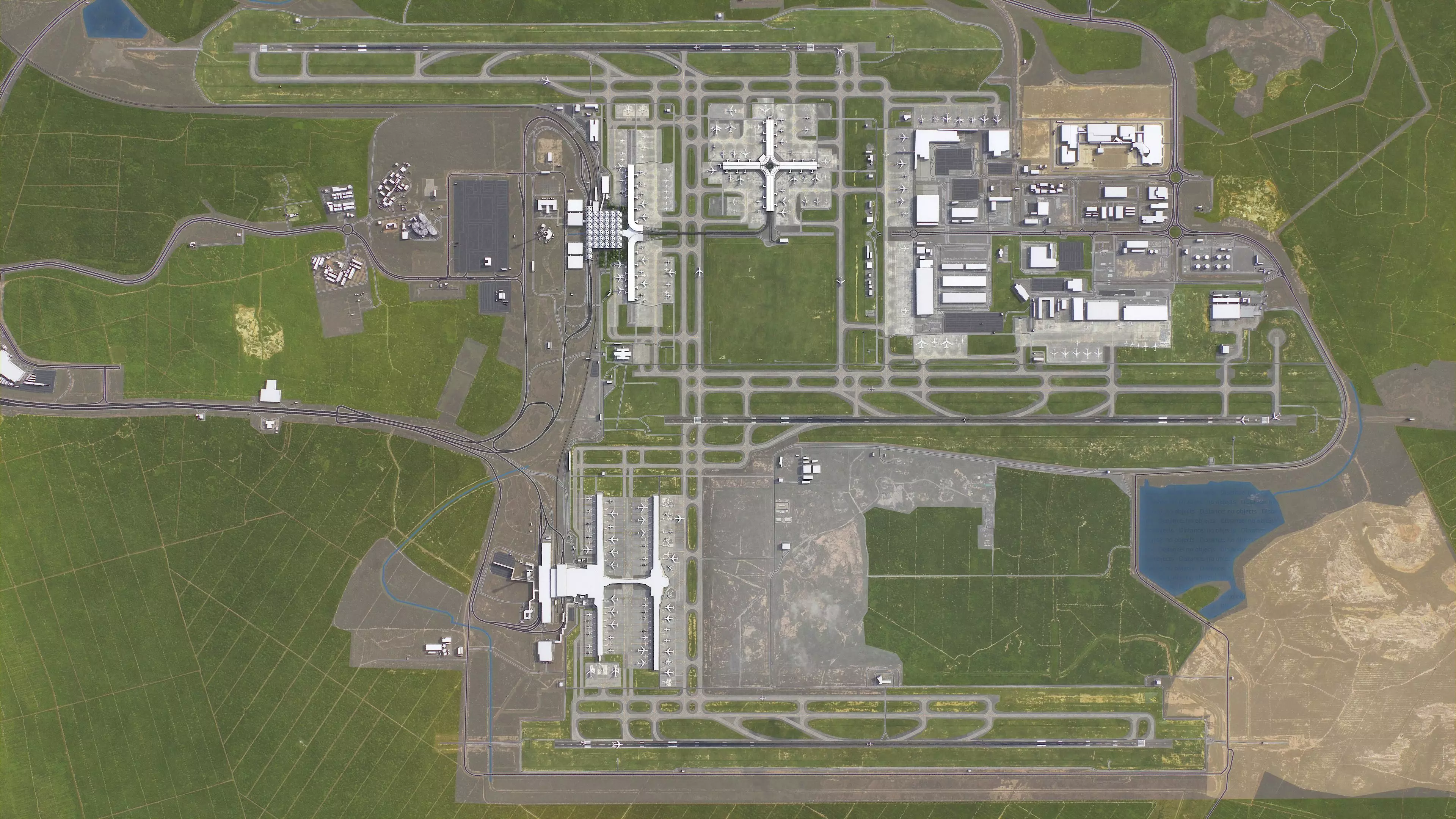 Kuala Lumpur - 3D Airport Model Low-poly 3D model_14