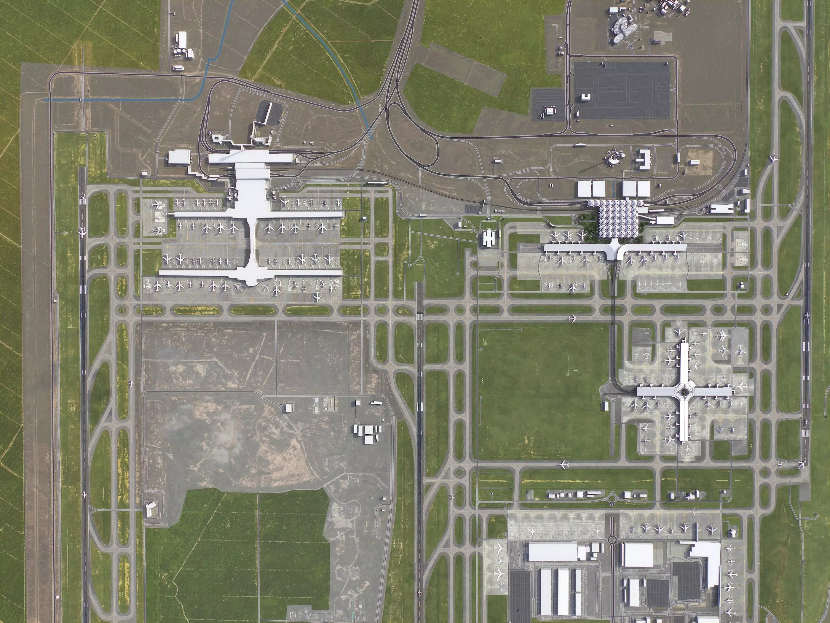 Kuala Lumpur - 3D Airport Model Low-poly 3D model_7