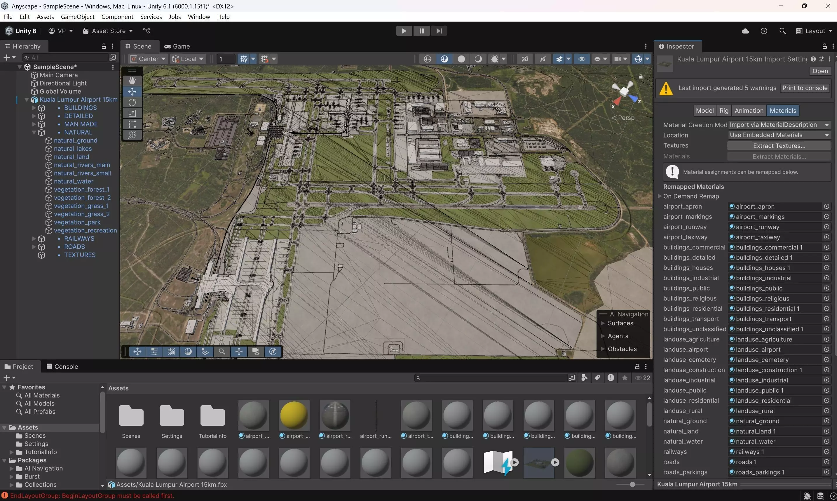 Kuala Lumpur - 3D Airport Model Low-poly 3D model_17