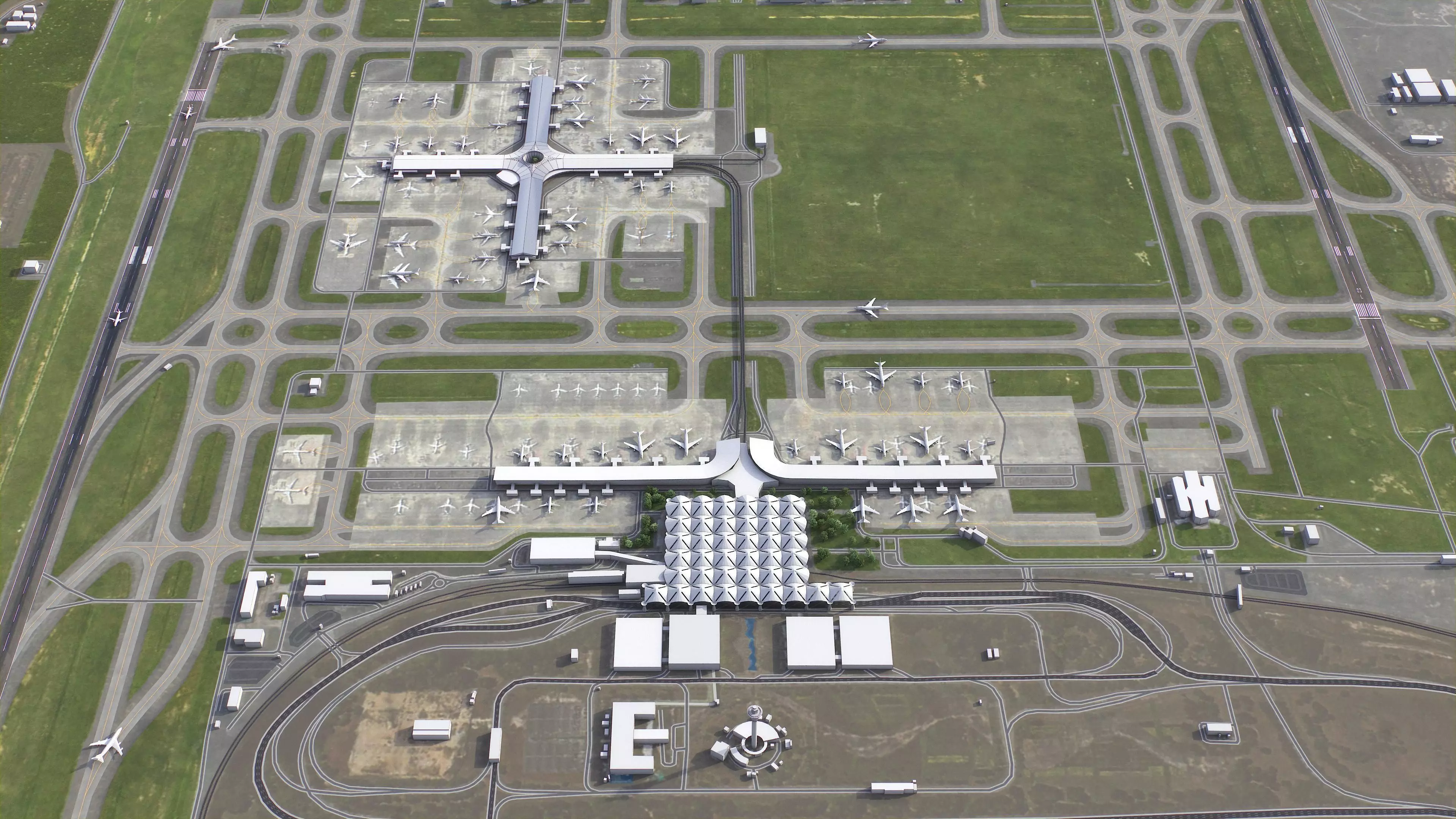Kuala Lumpur - 3D Airport Model Low-poly 3D model_10