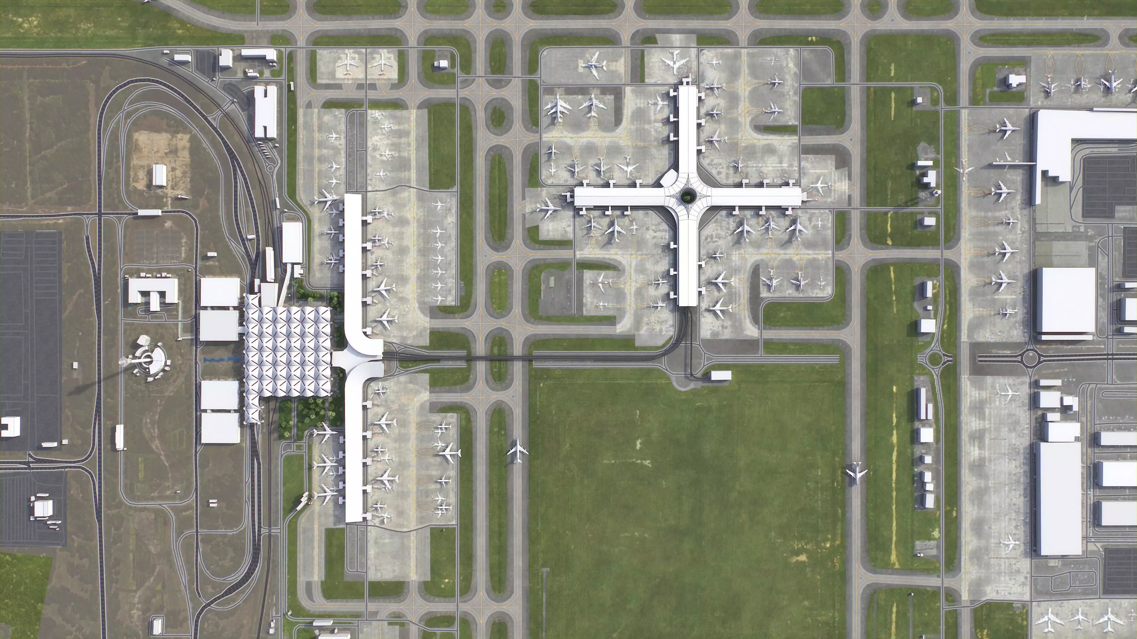 Kuala Lumpur - 3D Airport Model Low-poly 3D model_12