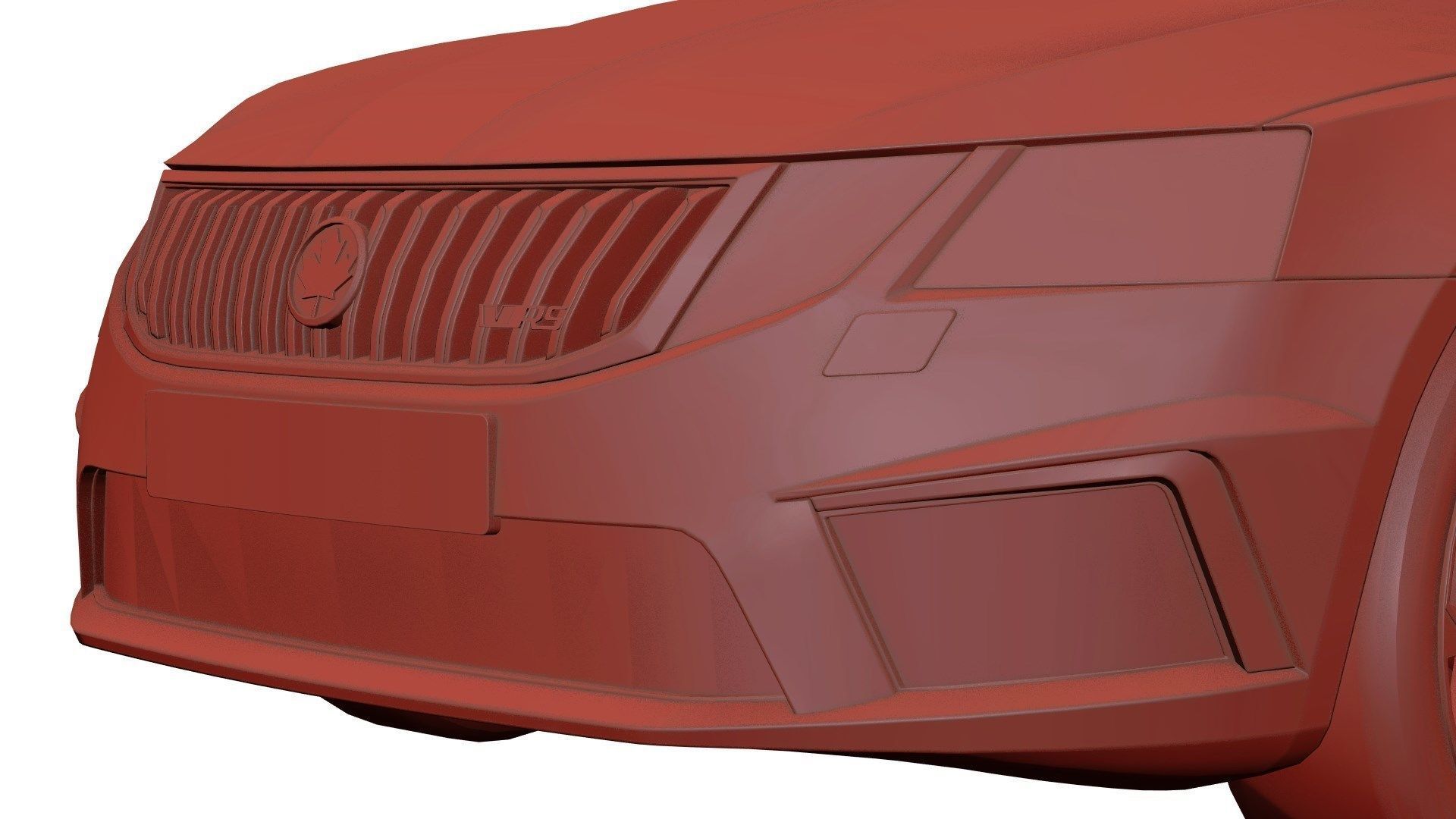 European station wagon unbranded 3D model_7