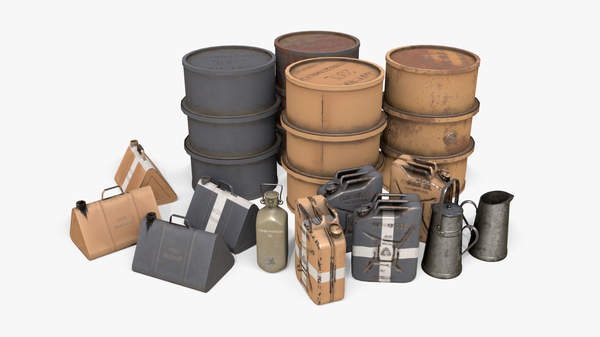 WW2 Liquid Storage Assets Collection
