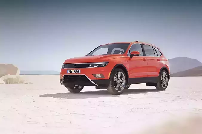 Sport SUV unbranded 3D model