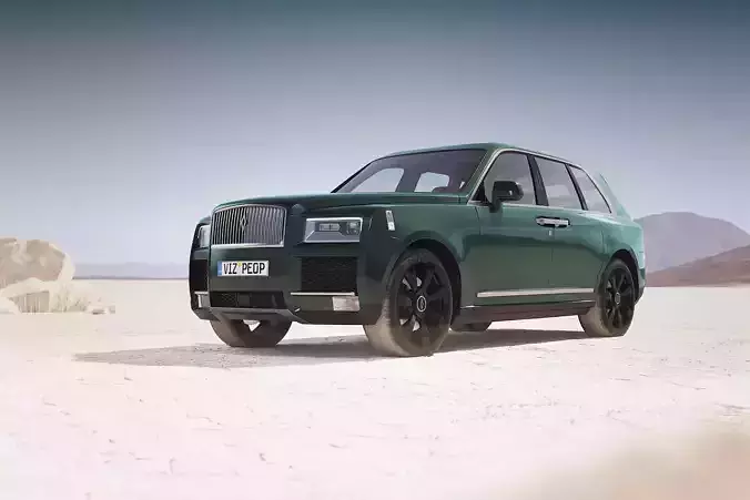 Luxury SUV unbranded 3D model