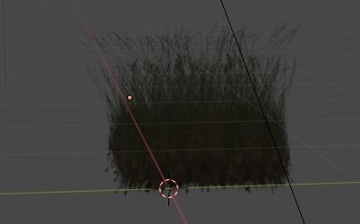 Grass Low-poly 3D model_3