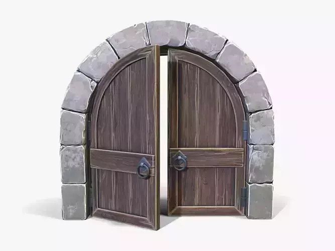 Stylized Arched Door
