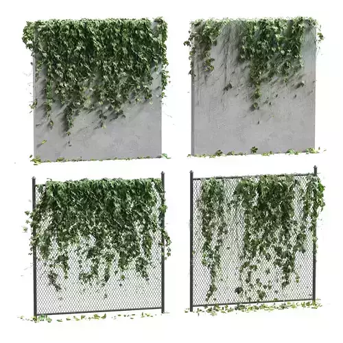 Set of Hop for the fence - 4 models 3D model