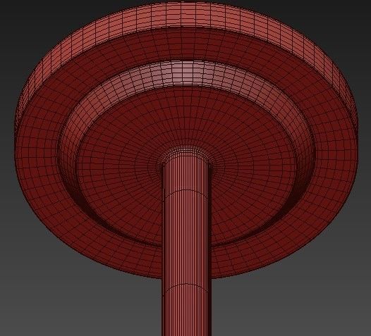 Latitude Aged Brass Chandelier 3D model_3