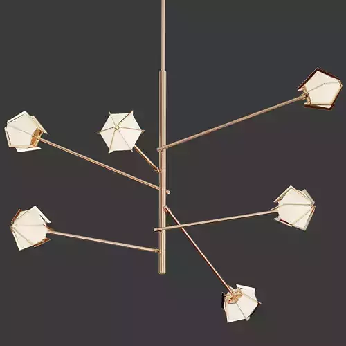 HARLOW Spoke Chandelier
